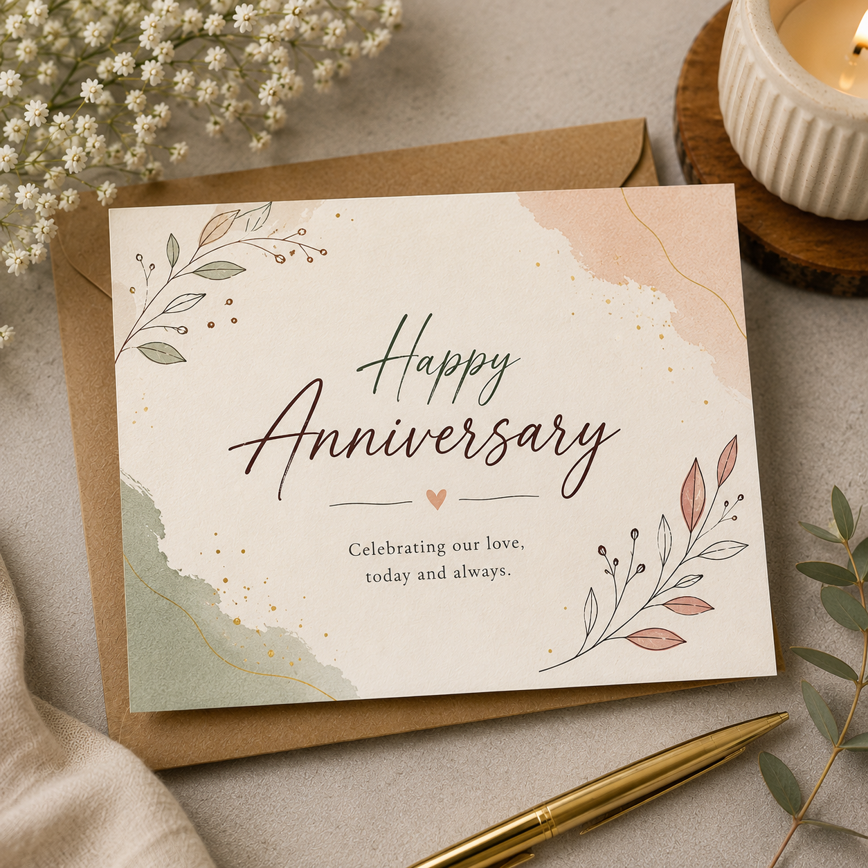 Happy anniversary card